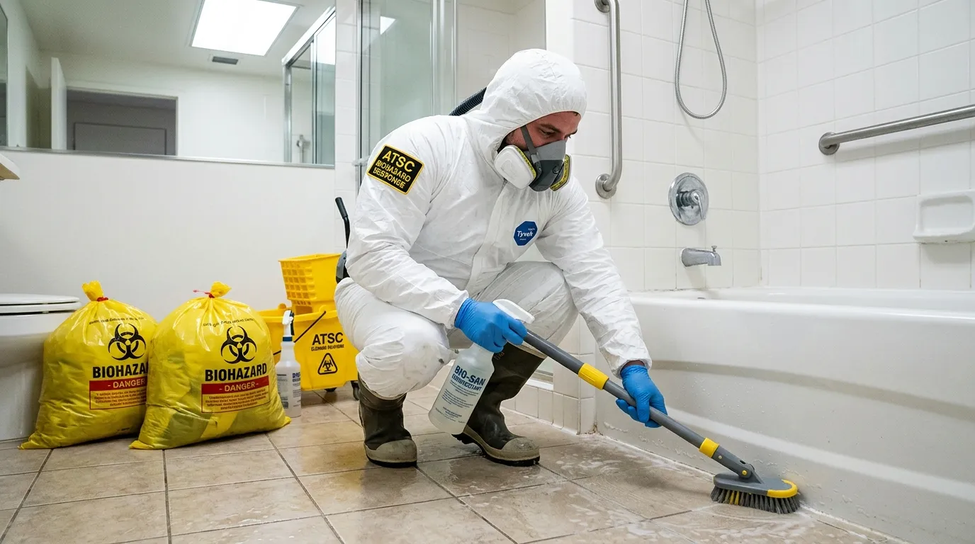 Decontamination equipment deployed for Blood Cleanup in West Falls Church